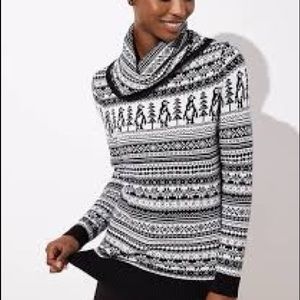 Fair Isle Cowl neck sweater